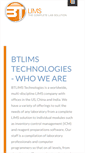 Mobile Screenshot of btlims.com